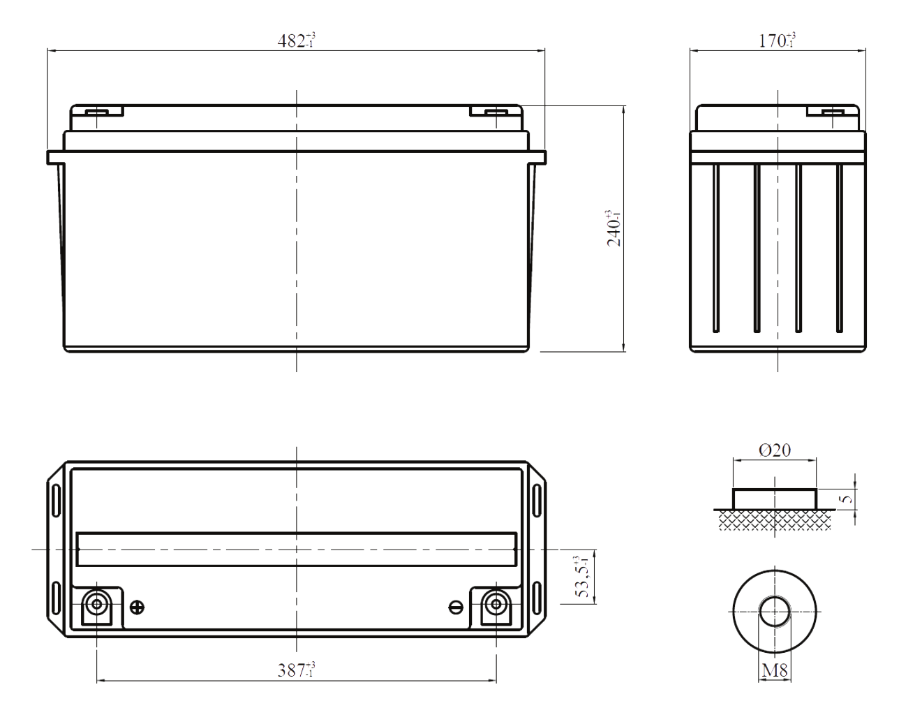 ESH-12-560W-FR-dimensional-drawing-transparent